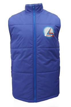 Жилет Портер на синтепоне со стежкой унисекс, с полной запечаткой "КанТЭТ"