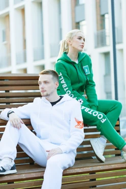 Спортивный костюм Комфорт из футера унисекс, однотонный