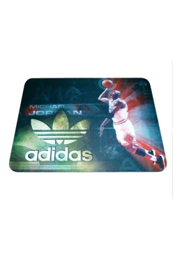 Коврик для мыши прямоугольный 3 мм, с полной запечаткой "Adidas"