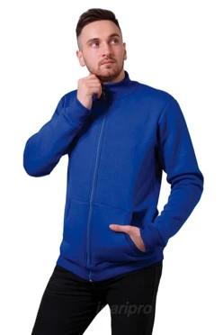 Толстовка Томас из футера унисекс, однотонная синяя