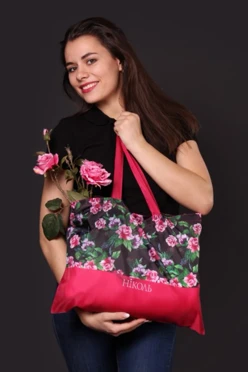 Сумка Лайт из габардина 45х35 см, печать с двух сторон