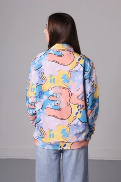 Толстовка Меган унисекс из футера хб с полной запечаткой