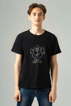 Футболка Мэдисон унисекс, однотонная "Приведение"