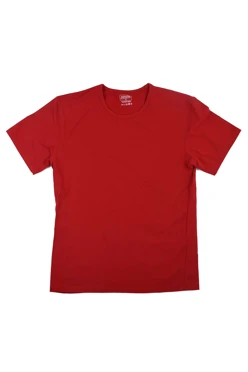 Футболка х/б унисекс (РАСПРОДАЖА), однотонная красная