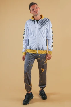 Спортивный костюм Стайлинг унисекс из адидаса с полной запечаткой