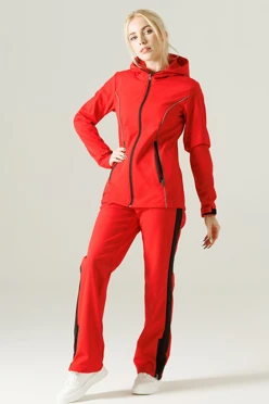 Спортивный костюм Крид из софтшелла женский, однотонный