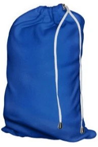 Плед Презент (во флисовом мешке) флисовый 155х170 см, однотонный синий