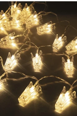 Гирлянда светодиодная "Прищепки", 3 м