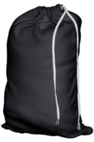 Плед Презент (во флисовом мешке) флисовый 155х170 см, однотонный черный