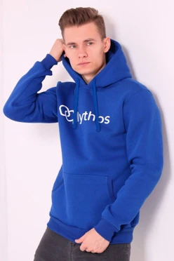 Худи Майк из футера унисекс, однотонная "Mythos"