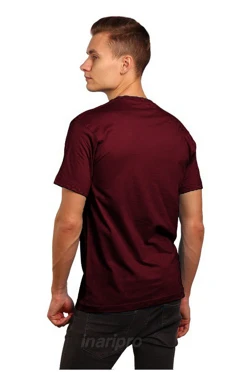 Футболка Премиум унисекс (Modern), однотонная бордовая