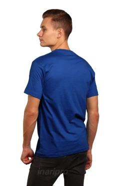 Футболка Премиум унисекс (Modern), однотонная синяя