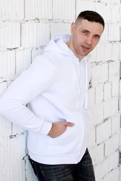 Балахон Рик из футера унисекс, однотонный