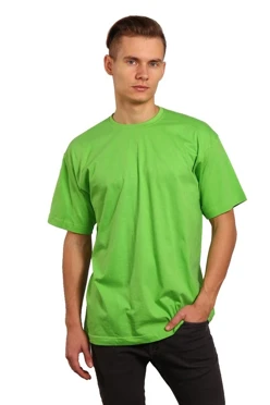 Футболка Премиум унисекс (Modern), однотонная салатовая