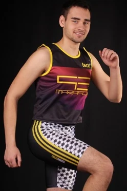 Майка стартовая с полной запечаткой "S3 Marafon"