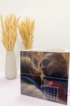 Фотокубик-трансформер "Календарь", 16х16 см