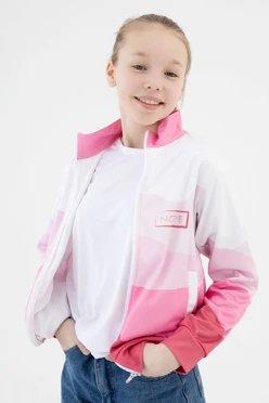 Толстовка Алекс детская из футера суб. с полной запечаткой "Nope"