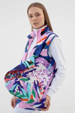 Сумка Флор из греты 35х35х16 см, печать с двух сторон "Jungles"