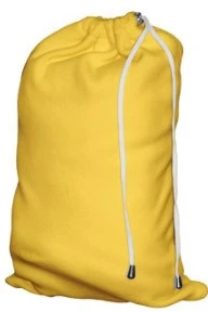 Плед Презент (во флисовом мешке) флисовый 155х170 см, однотонный желтый