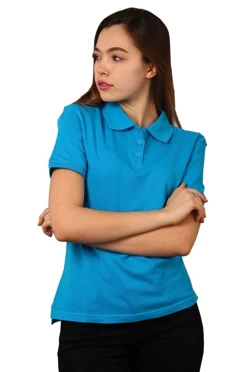 Поло Престиж женская (Modern), голубая