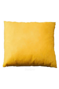Подушка из спанбонда 30х30 см (холлофайбер), однотонная жёлтая