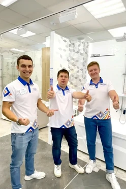 Поло Стар унисекс из ники с полной запечаткой "Керамир"