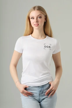 Футболка Астер из примы женская, однотонная "008"