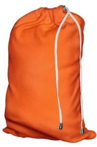 Плед Презент (во флисовом мешке) флисовый 155х200 см, однотонный оранжевый