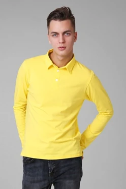 Лонгслив Декстер Плюс унисекс, однотонный лимонный