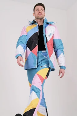 Куртка Винтер с капюшоном на синтепоне унисекс, с полной запечаткой