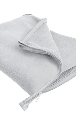 Плед Трансформер (плед-подушка) флисовый 155х170 см, однотонный белый