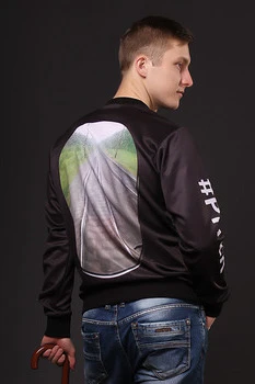 Свитшот Гарри унисекс из футера с полной запечаткой "Питер"