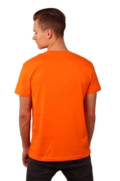 Футболка Классик унисекс (Stanсolor), однотонная оранжевая