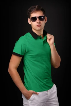 Поло Найт унисекс комбинированная