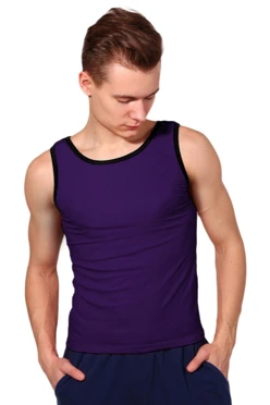 Майка Спорт унисекс, однотонная фиолетовая