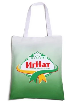 Сумка Универсал из габардина 35х45 см, печать с двух сторон "ИгНат"