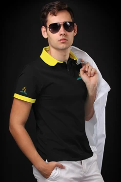 Поло Найт унисекс комбинированная