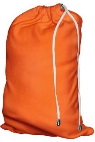 Плед Презент (во флисовом мешке) флисовый 155х170 см, однотонный оранжевый