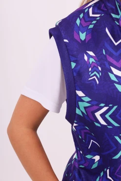 Жилет Джон флисовый без подклада унисекс, с полной запечаткой