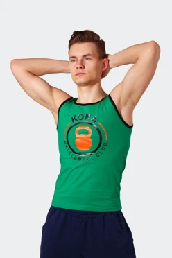 Майка Спорт унисекс однотонная "KONA"