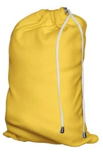 Плед Презент (во флисовом мешке) флисовый 155х200 см, однотонный желтый