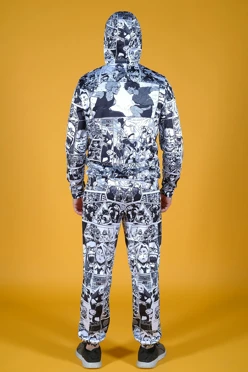 Спортивный костюм Юнайт унисекс из футера с полной запечаткой