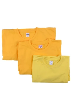 Футболка х/б унисекс (РАСПРОДАЖА), однотонная желтая