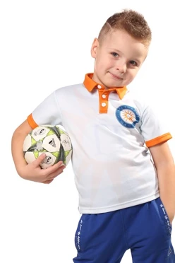 Поло Стар детская из ложной сетки с полной запечаткой