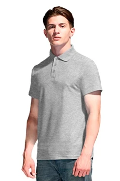 Поло Нэкст унисекс (Stan), однотонная меланж