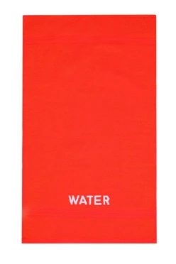 Полотенце махровое 40х70 см с вышивкой (Ituma), красное