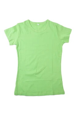 Футболка х/б женская (РАСПРОДАЖА), однотонная зеленая