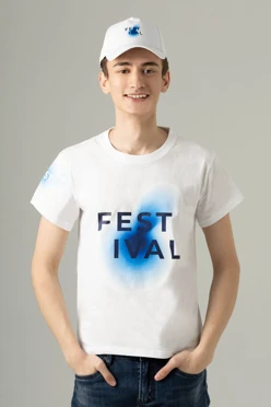 Футболка Мэдисон унисекс, однотонная "Festival"