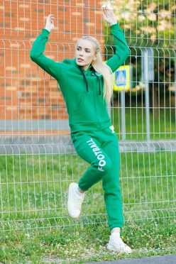 Спортивный костюм Комфорт из футера женский, однотонный