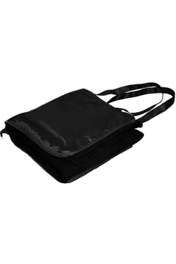 Плед Привал (во флисовом мешке) флисовый 155х170 см, однотонный черный